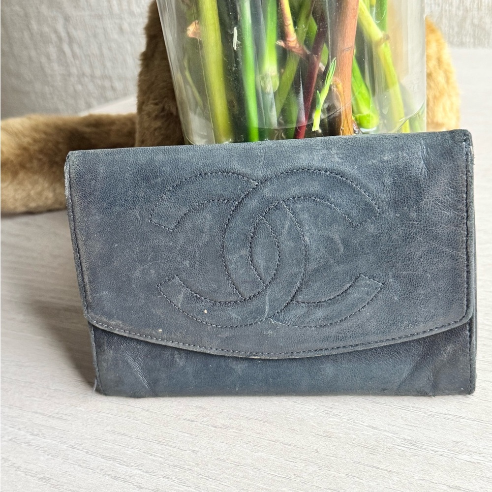 Chanel CC Caviar Flap Wallet
